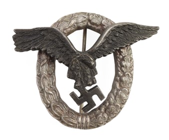 WWII GERMAN LUFTWAFFE PILOT BADGE