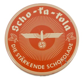 WWII GERMAN SCHO-KA-KOLA TIN WITH REICHSADLER