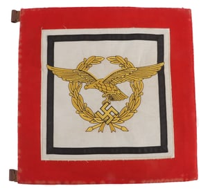 WWII GERMAN LUFTWAFFE VEHICLE PENNANT FLAG