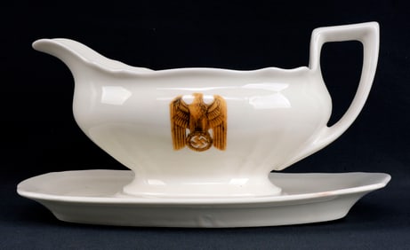 WWII GERMAN KOENIGSZELT REICHSADLER GRAVY BOAT