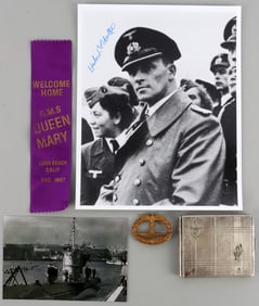 WWII GERMAN HERBERT SCHULTZE U-BOAT BADGE