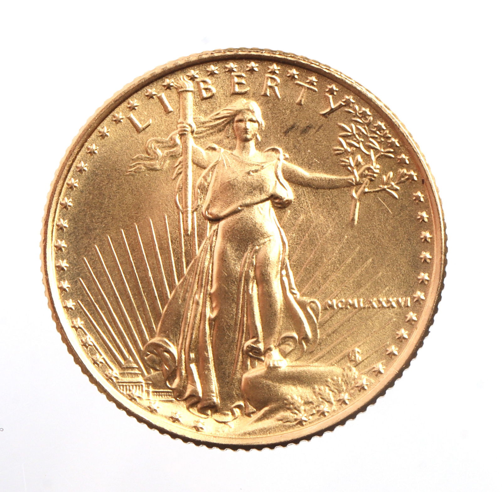 1986 GOLD 1/1O OZT OUNCE AMERICAN EAGLE BU COIN