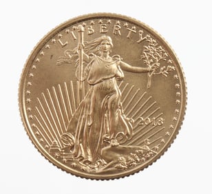 2012 GOLD 1/10 OZT OUNCE AMERICAN EAGLE BU COIN
