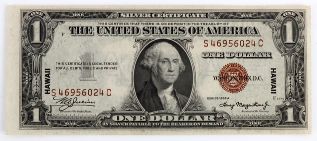 WWII HAWAII EMERGENCY REPLACEMENT BANKNOTE UNC