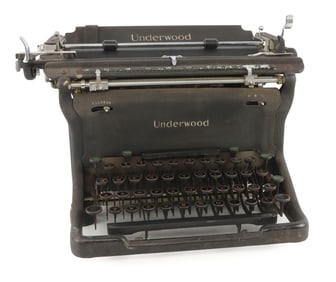 UNDERWOOD TYPEWRITER JOLIET HERALD NEWS 1945