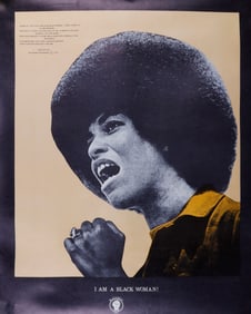 BLACK PANTHER ANGELA DAVIS I AM A BLACK WOMAN
