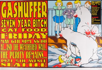 FRANK KOZIK GAS HUFFER 7 YEAR BITCH POSTER SIGNED