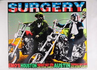 FRANK KOZIK SURGERY ART POSTER EASY RIDER