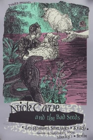 NICK CAVE & THE BAD SEEDS ART PRINT CONCERT POSTER