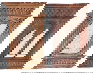 SANTA ANNA & CRISTIAN ANTIQUE WALL HANGINGS