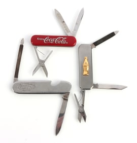 COCA COLA ADVERTISING POCKET KNIFE SOLINGEN LOT 3