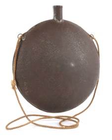 RARE UNIDENTIFIED CIVIL WAR SMOOTH SIDE CANTEEN