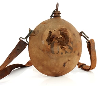 US SPANISH-AMERICAN WAR M1898 SMOOTH SIDE CANTEEN