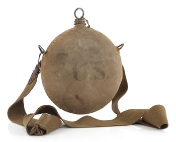 US WWI EARLY M1902 RIA SMOOTH SIDE CANTEEN