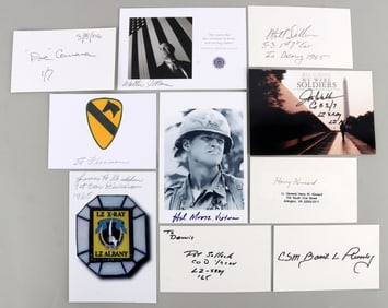 US VIETNAM WAR IA DRANG SIGNATURES HAL MOORE