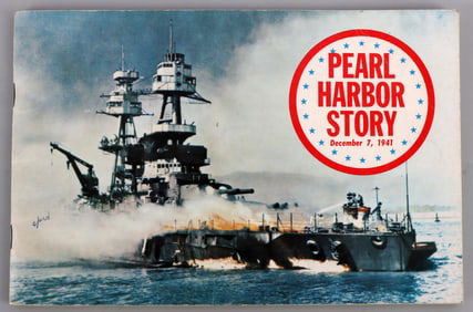 WWII US PEARL HARBOR SIGNATURES ON BOOKLET