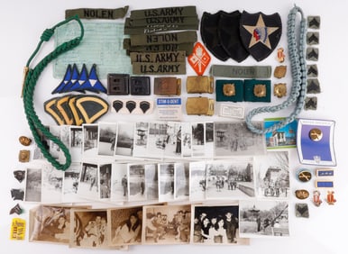 2ND DIVISION PHOTO INSIGNIA PATCH COLLECTIBLE LOT
