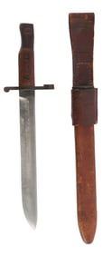 WWI ROSS RIFLE BAYONET CANADIAN MADE 1907 DATE