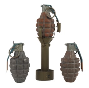 M1A2 PROJECTOR & M21 PRACTICE GRENADE LOT OF 4