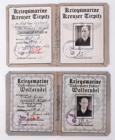 WWII GERMAN THIRD REICH AUSWEIS LOT OF 2