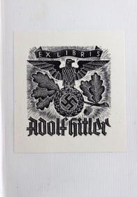 WWII GERMAN THIRD REICH HITLER EX LIBRIS
