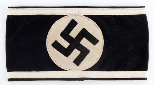 WWII GERMAN SS ARMBAND FOR SUMMER WHITE UNIFORM