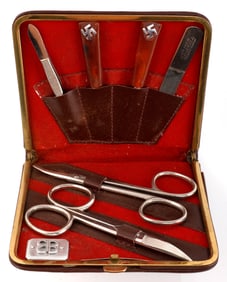 WWII GERMAN EVA BRAUN NAIL MANICURE TOOL SET