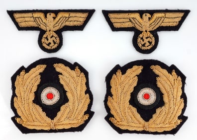 WWII GERMAN KRIEGSMARINE OFFICER VISOR INSIGNIA