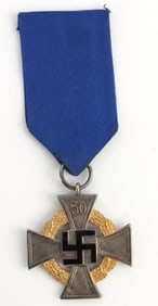 WWII GERMAN NSDAP 50 YEAR SERVICE MEDAL