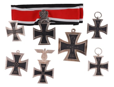 WWII GERMAN THIRD REICH IRON CROSS LOT OF 7
