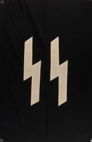 WWII GERMAN SS PANZER TANK ID FIELD FLAG