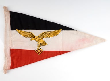 WWII GERMAN THIRD REICH LUFTWAFFE PENNANT FLAG