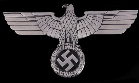 WWII GERMAN THIRD REICH LARGE RAILROAD EAGLE