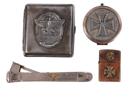WWII GERMAN THIRD REICH PERSONAL EFFECTS LOT OF 4