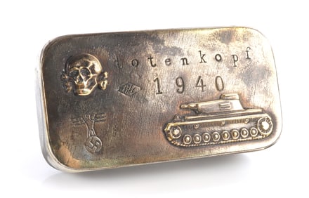 WWII GERMAN THIRD REICH PERVITIN BOX SS PANZER