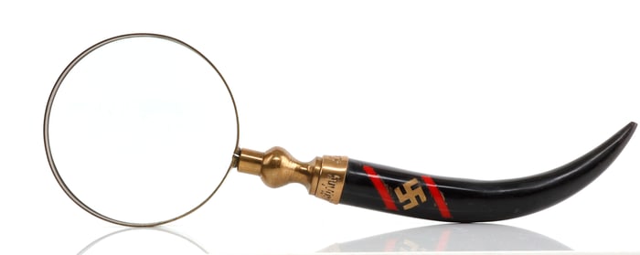 WWII GERMAN H GORING MARKED MAGNIFYING GLAS