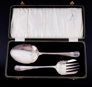 WWII GERMAN REICH ADOLF HITLER SALAD SERVING SET