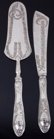 WWII GERMAN REICH HERMANN GOERING CAKE SERVER SET