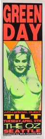 GREEN DAY ART PRINT POSTER BY FRANK KOZIK SIGNED