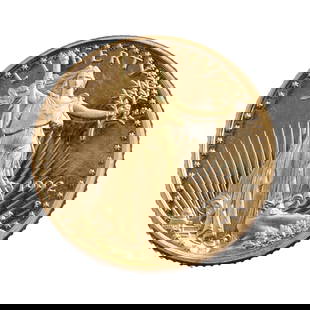 1992 GOLD 1/10 OZT OUNCE AMERICAN EAGLE BU COIN: Brilliant uncirculated. This lot reserved at melt.