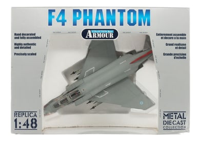 COLLECTION ARMOUR F4 PHANTOM METAL DIE CAST PLANE