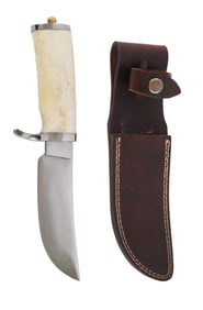 SKINNER KNIFE BELONGING TO TEXAS RANGER JACK DEAN