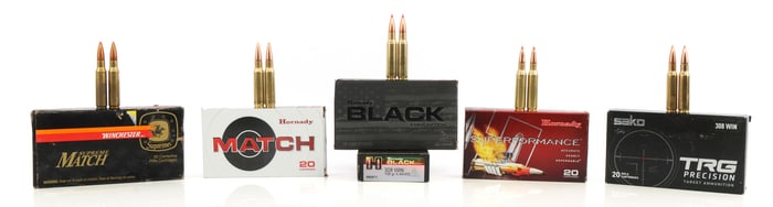 120 ROUNDS 308WIN 7MM-08REM HUNTING AMMO LOT
