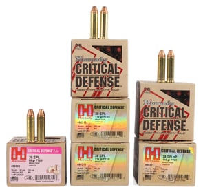 150 RDS OF 38 SPL CRITICAL DEFENSE AMMO 110GR
