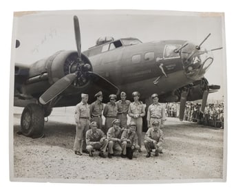 WWII MEMPHIS BELLE ROBERT MORGAN SIGNED PHOTO