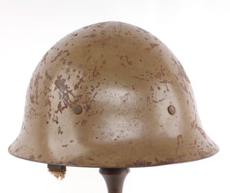 WWII IMPERIAL JAPANESE TYPE 90 STEEL COMBAT HELMET