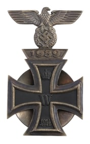 GERMAN 1914 IRON CROSS 1ST CLASS WITH 1939 SPANGE