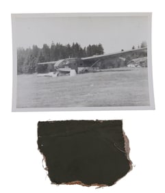 WWII GERMAN LUFTWAFFE GOTHA GO 242 WING FRAGMENT