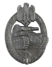 WWII GERMAN REICH PANZER ASSAULT BADGE