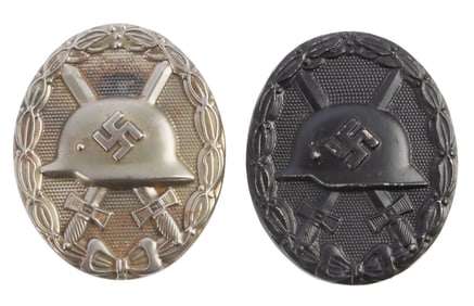 WWII GERMAN REICH WOUND BADGES